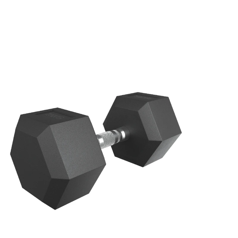 Гантель гексагональная UNIX Fit обрезиненная 25 кг / шт.