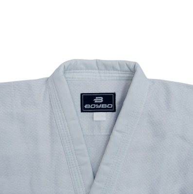 Кимоно для дзюдо BoyBo, BK425, куртка 450 г/м2,брюки 220-240 г/м2, белый