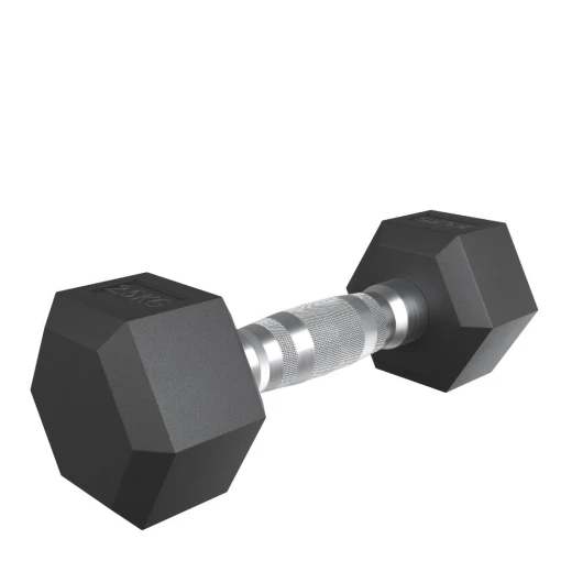 Гантель гексагональная UNIX Fit обрезиненная 2,5 кг / шт.