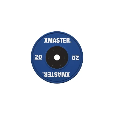 Диск бамперный соревновательный цветной Xmaster XMT-CBP-20KG