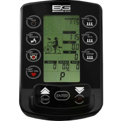 Аэробайк профессиональный BRONZE GYM A1000M PRO TURBO для похудения