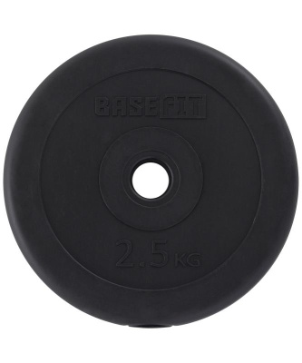 Диск пластиковый BB-203, d=26 мм, черный, 2,5 кг