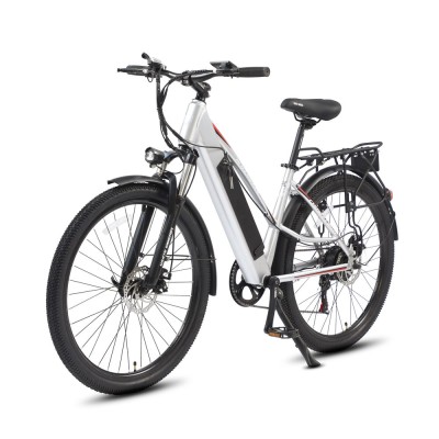 Электровелосипед WHITE SIBERIA CAMRY LIGHT 500W (матовый серебристый) — купить в Туле