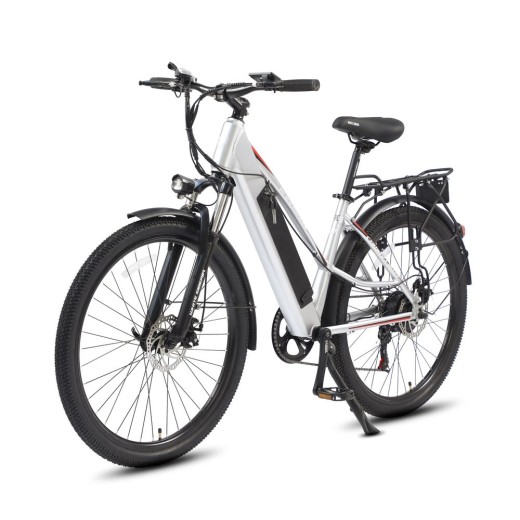Электровелосипед WHITE SIBERIA CAMRY LIGHT 500W (матовый серебристый) — купить в Туле