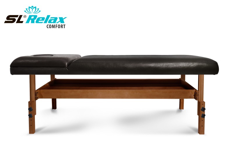 Массажный стол Relax Comfort черная кожа (№4)