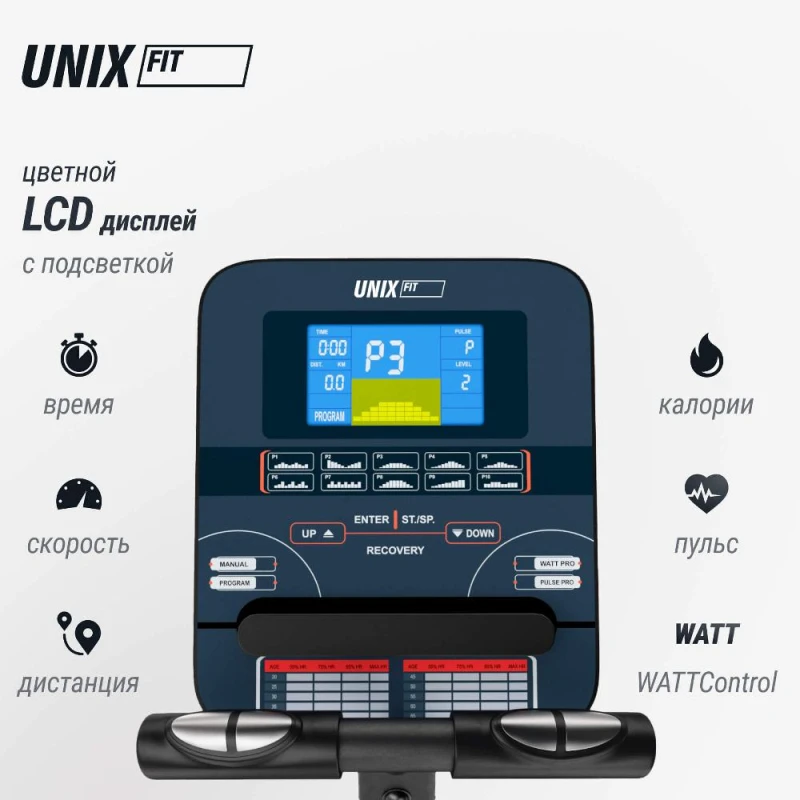 Эллиптический тренажер UNIX Fit SL-400XE — купить в Туле в магазине тренажеров