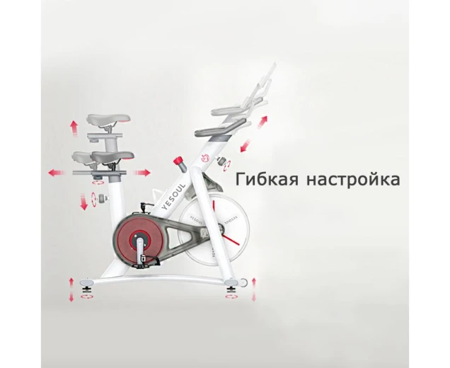 Велотренажер YESOUL Smart Spinning Bike V1 PLUS белый — купить в Туле