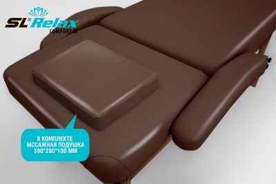 Массажный стол Relax Comfort-М коричневая кожа (№6)