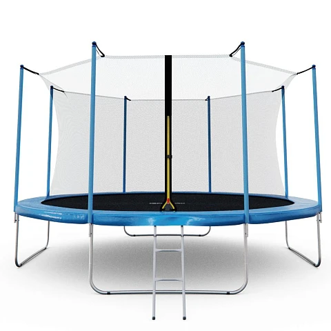 Батут каркасный с сеткой DFC Kondition 14 ft с лестницей