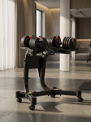 Стойка под регулируемую гантель HYFIT v1, черная