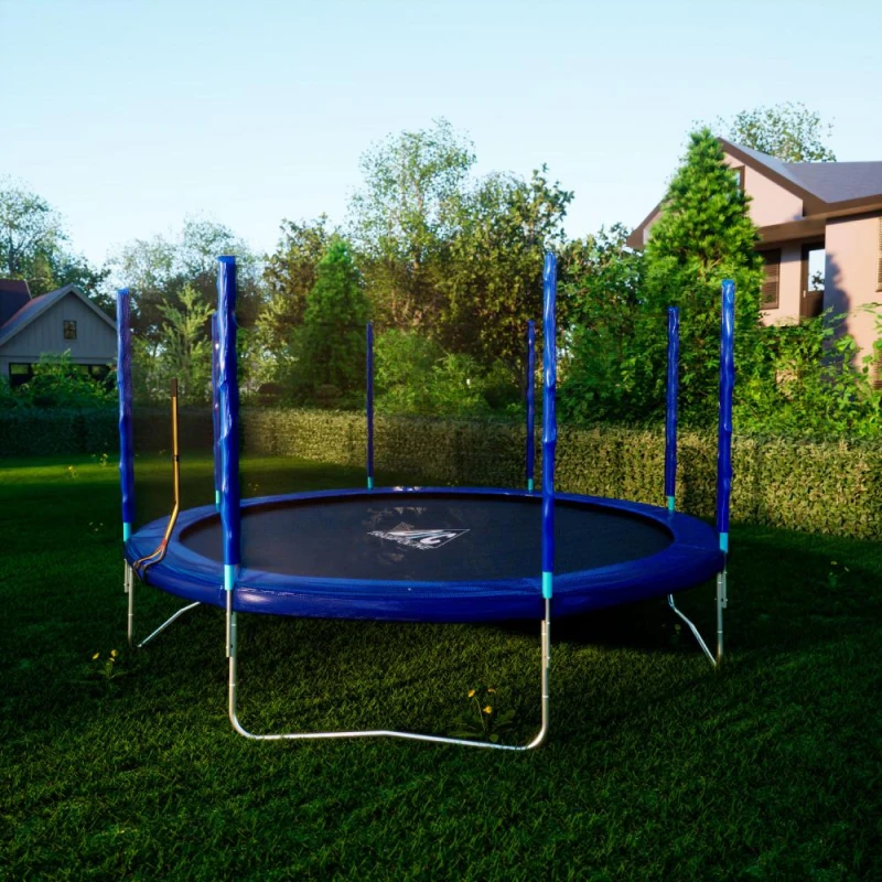 Батут DFC Trampoline Fitness с сеткой 14ft купить в Туле по низкой цене
