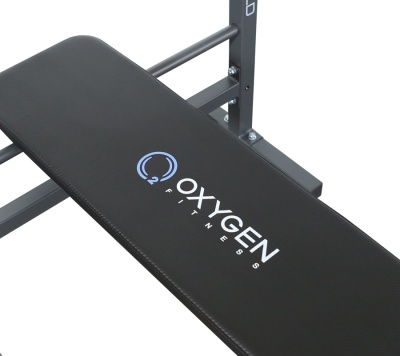 Скамья для жима со стойками домашняя OXYGEN FITNESS SPRINGFIELD