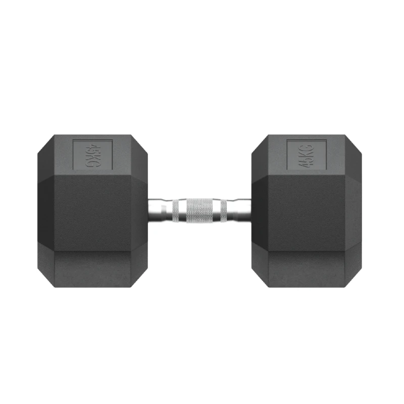 Гантель гексагональная UNIX Fit обрезиненная 45 кг / шт.