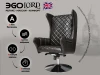 Дизайнерское массажное кресло EGO Lord EG3002 Шоколад (Арпатек)
