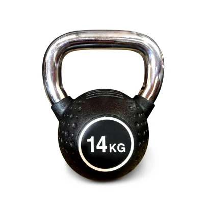 Гиря полиуретановая с хромированной ручкой Protrain KB2015-14