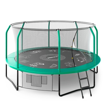 Батут UNIX Line SUPREME GAME 14 ft (Green) купить в Туле по низкой цене