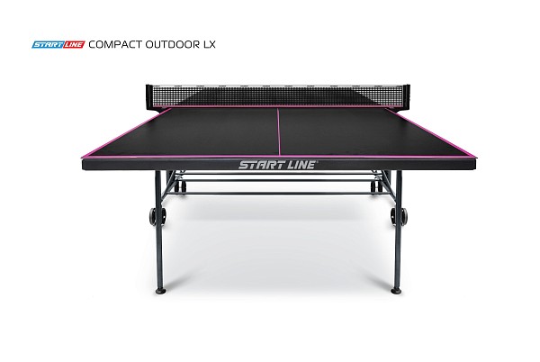 Стол теннисный Compact-2 LX Всепогодный Black