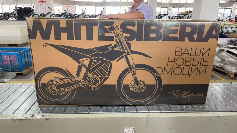 Электромотоцикл WHITE SIBERIA BELLLUGA 02 6000W (Белый)