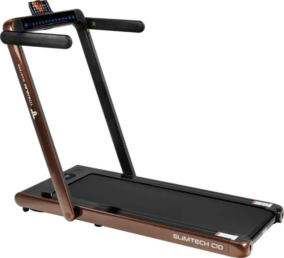 Беговая дорожка Titanium Masters Slimtech C10 коричневая — купить в Туле