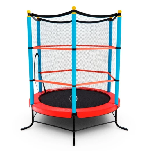 Батут детский DFC SMRKIDS 55" с сеткой, RED купить в Туле по низкой цене