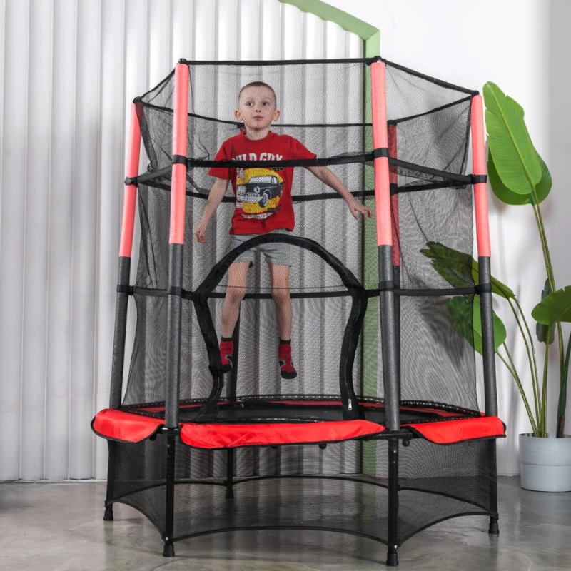 Батут DFC JUMP KIDS 55" красно-серый купить в Туле по низкой цене