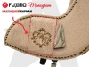 Дизайнерское кресло FUJIMO Monogram Sand Beige