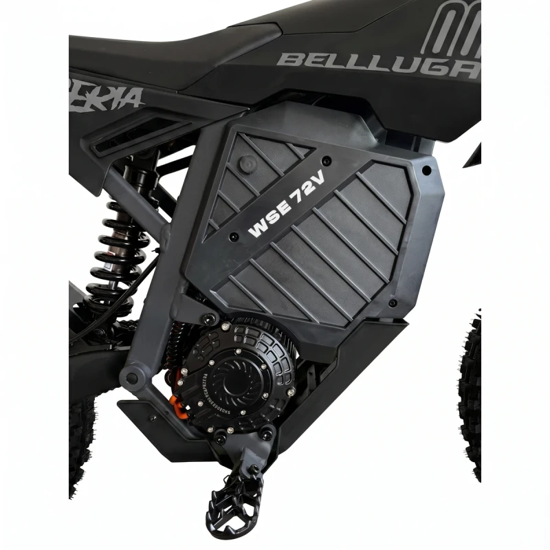 Электромотоцикл WHITE SIBERIA BELLLUGA 02 6000W (Чёрный)