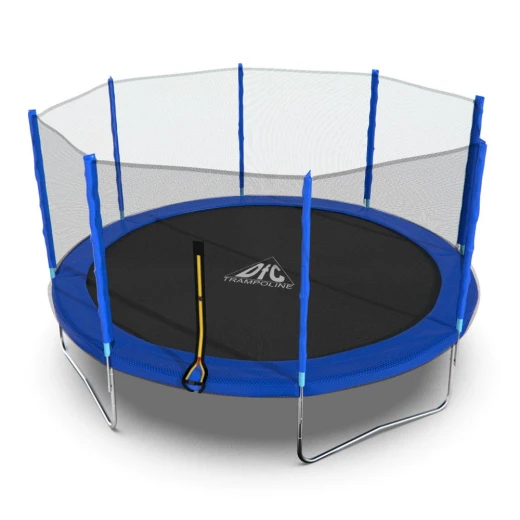 Батут DFC Trampoline Fitness с сеткой 14ft купить в Туле по низкой цене