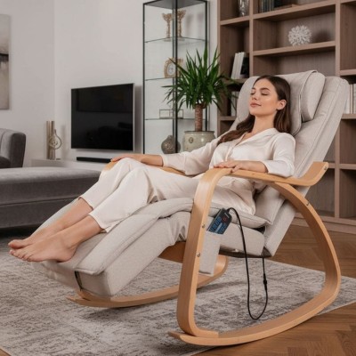 Массажное кресло-качалка YAMAGUCHI Liberty беж — купить по выгодной цене