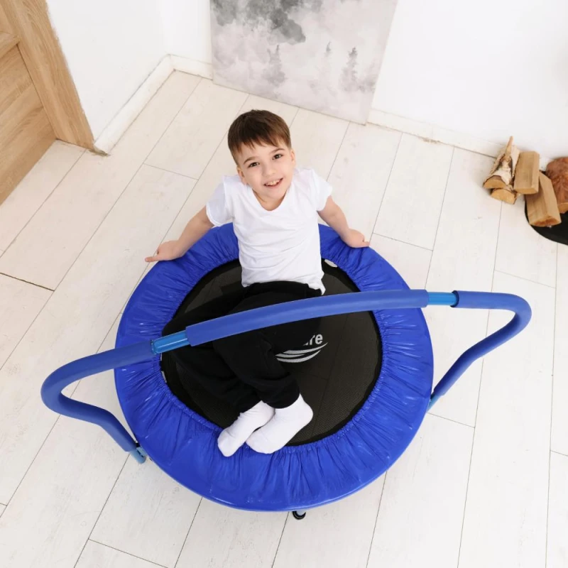 Батут с поручнем DFC Gardenature 36'' синий купить в Туле по низкой цене