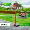 Баскетбольная стойка UNIX Line B-Stand 30"x18" (75 х 45 см) R38 H160-210cm