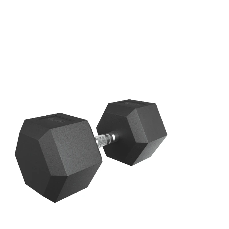 Гантель гексагональная UNIX Fit обрезиненная 40 кг / шт.