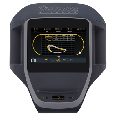 Эллиптический тренажер Octane ZR8000 с консолью Smart для фитнес-зала