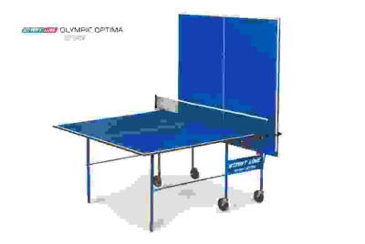 Стол теннисный Olympic Optima Синий с сеткой