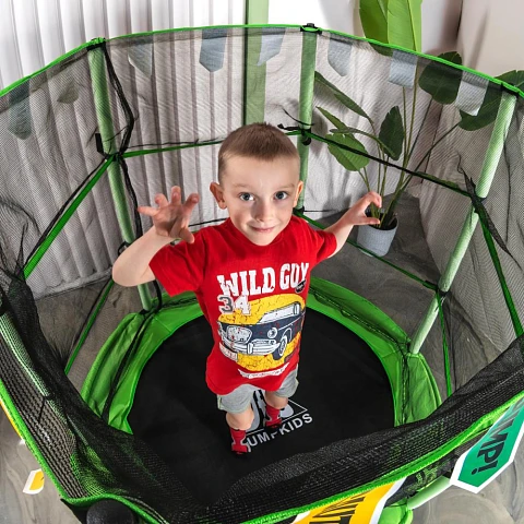 Батут DFC JUMP KIDS 55" зеленый