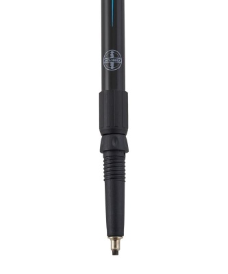 Скандинавские палки Nimbus, 77-135 см, 2-секционные, черный/голубой
