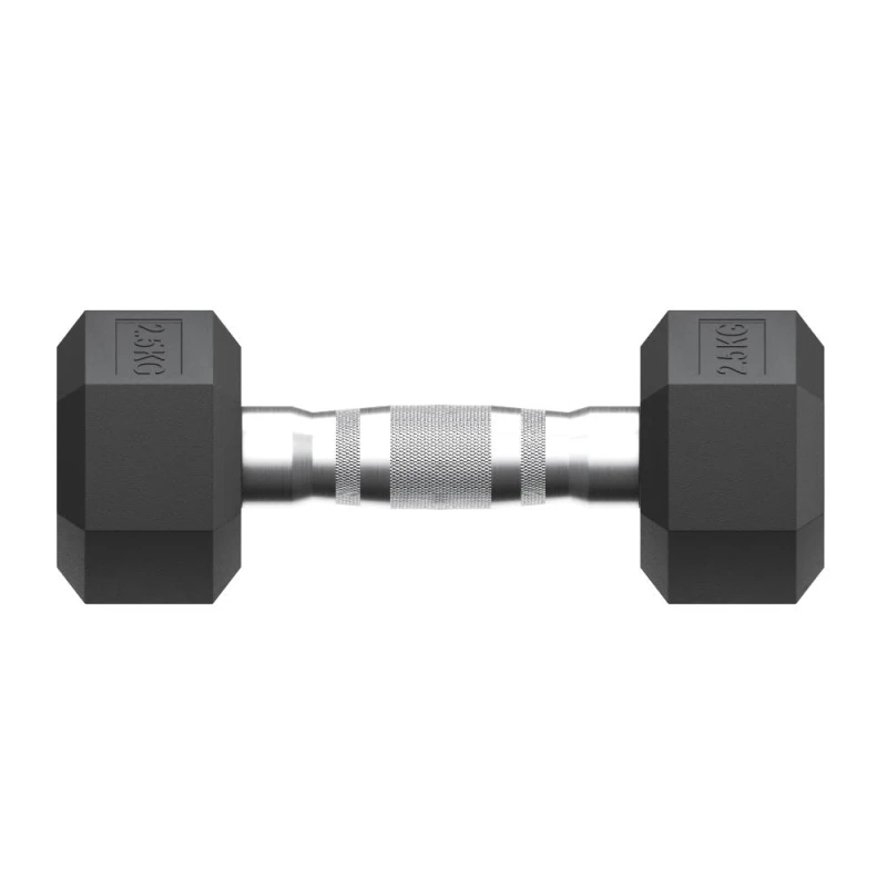 Гантель гексагональная UNIX Fit обрезиненная 2,5 кг / шт.