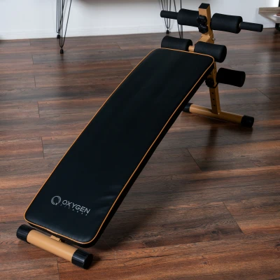 Скамья для пресса изогнутая домашняя OXYGEN FITNESS VINSON — купить в Туле в магазине тренажеров ArtRelax