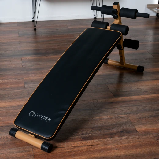 Скамья для пресса изогнутая домашняя OXYGEN FITNESS VINSON — купить в Туле в магазине тренажеров ArtRelax