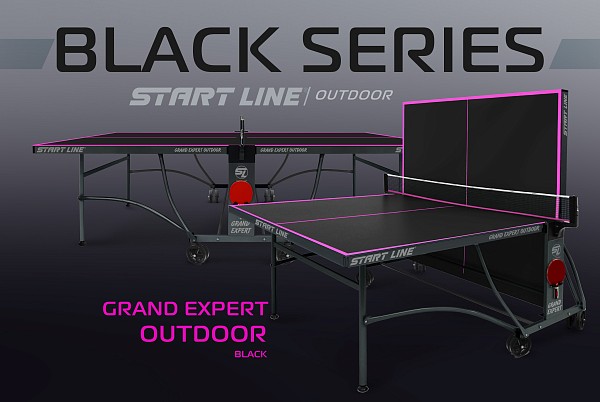 Стол теннисный GRAND EXPERT 4 Всепогодный Black