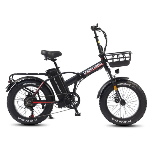 Электровелосипед WHTE SIBERIA SLAV PRO 1000W (матовый черный) — купить в Туле