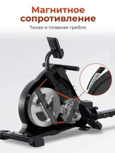 Гребной тренажер DFC ECHANFIT складной — купить в Туле в магазине тренажеров