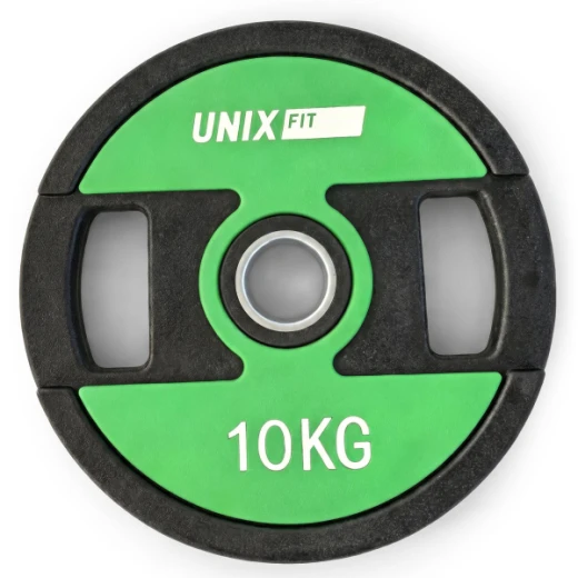Диск уретановый c хватом UNIX Fit PRO 10 кг, 51 мм, 1 шт.